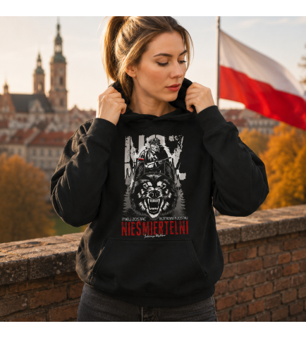 Damska bluza z kapturem NIEŚMIERTELNI